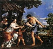 Romulus and Remus Given Shelter by Faustulus Pietro da Cortona